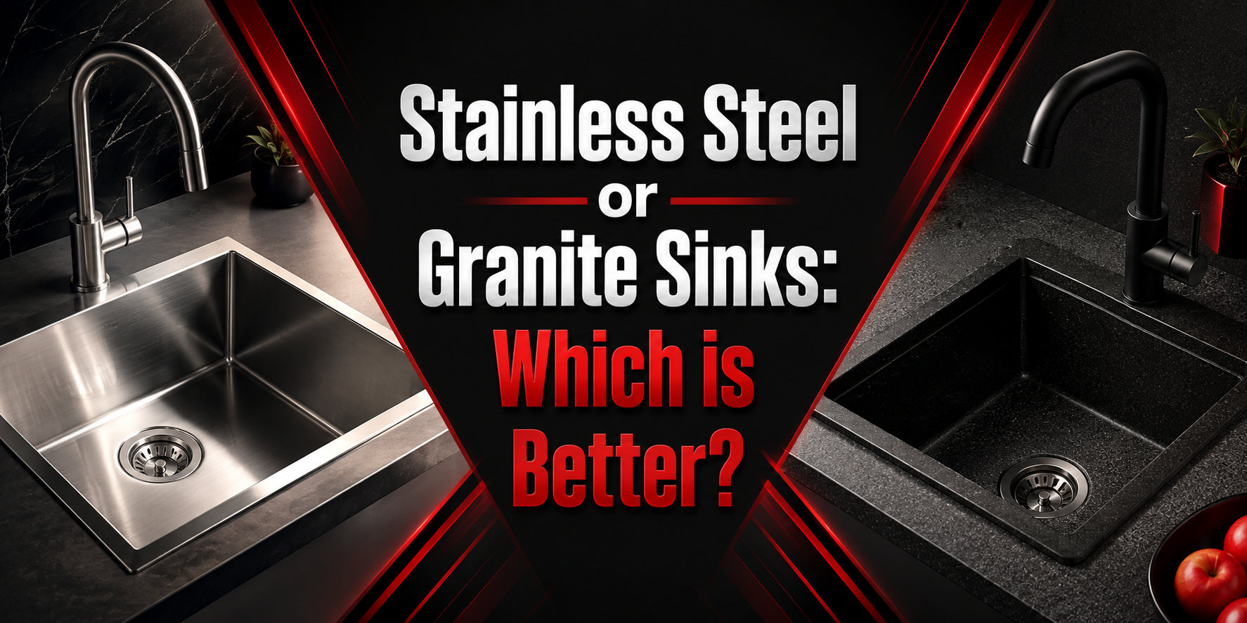 Stainless Steel or Granite Sinks